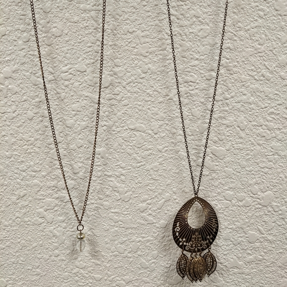 Jewelry | Brass Necklace Bundle | Poshmark